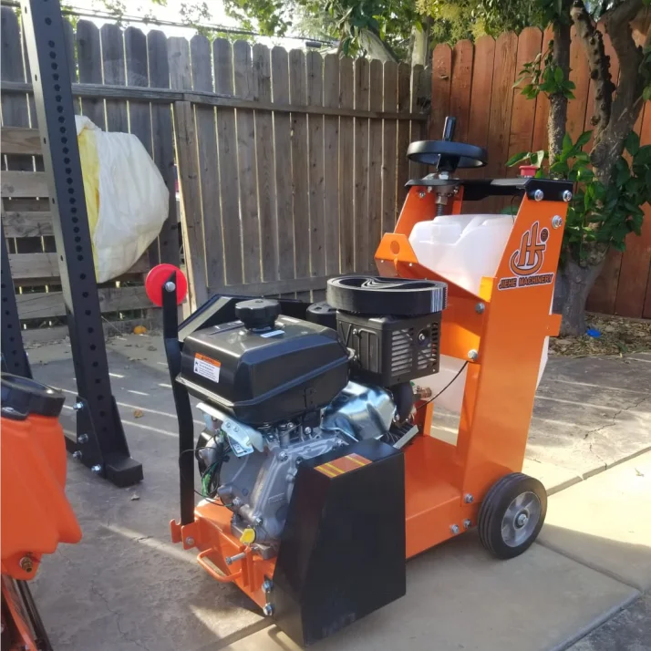 Walk-Behind Concrete Saw 20 in Blade Dia Wet 7 5/8 in Max. Cutting Dp Gasoline