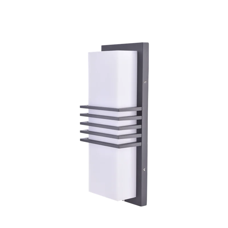 Decorative ip44 die-cast aluminum bulkhead exterior surface mounted outdoor led wall light