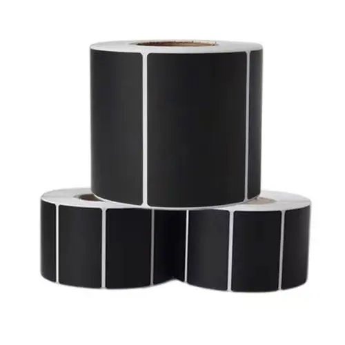 Термотрансферная черная PP клейкая этикетка со штрих-кодом