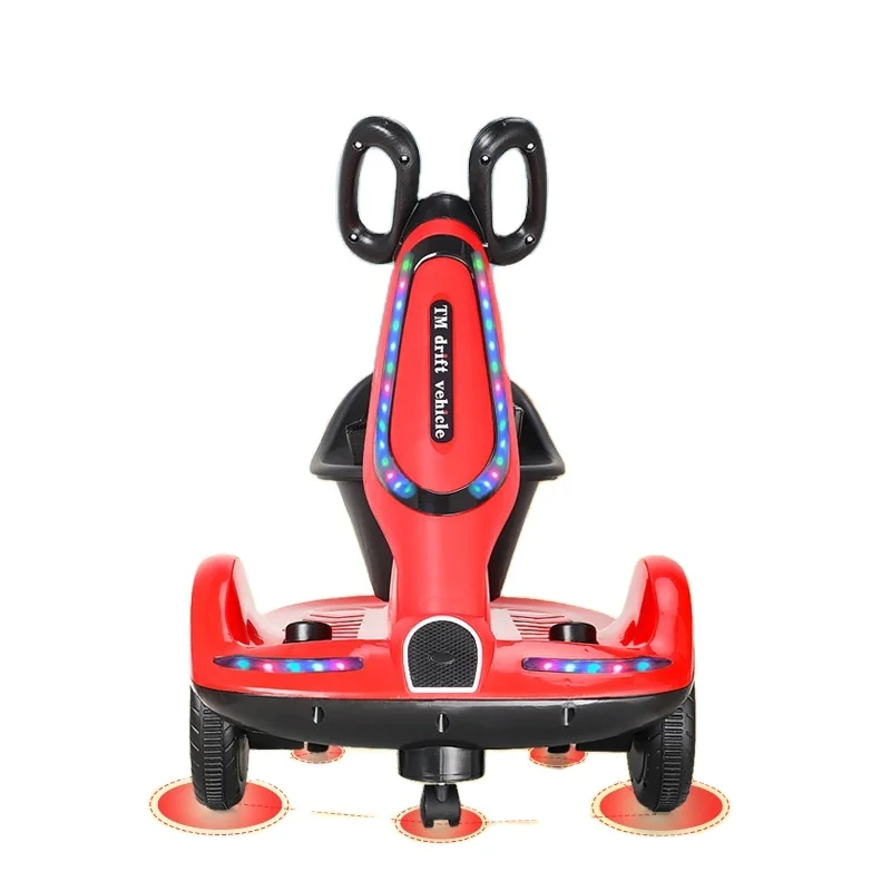 Новый Детский Электрический мотоцикл заряжается с двойным приводом вместо четырех колес может сидеть дистанционным управлением дрейф r