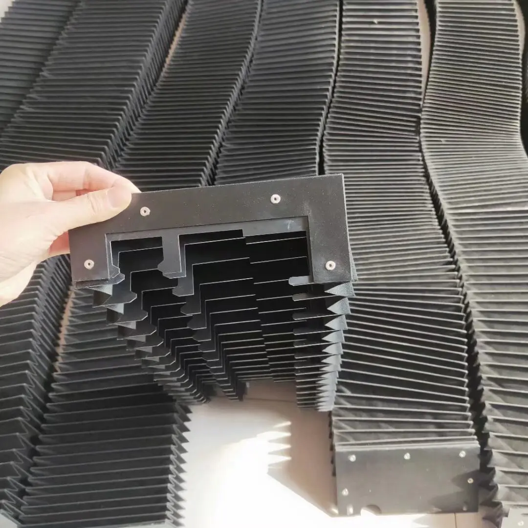 Customized Corrugation flexible machine bellows covers Laser dust shield for CNC laser cutting machine