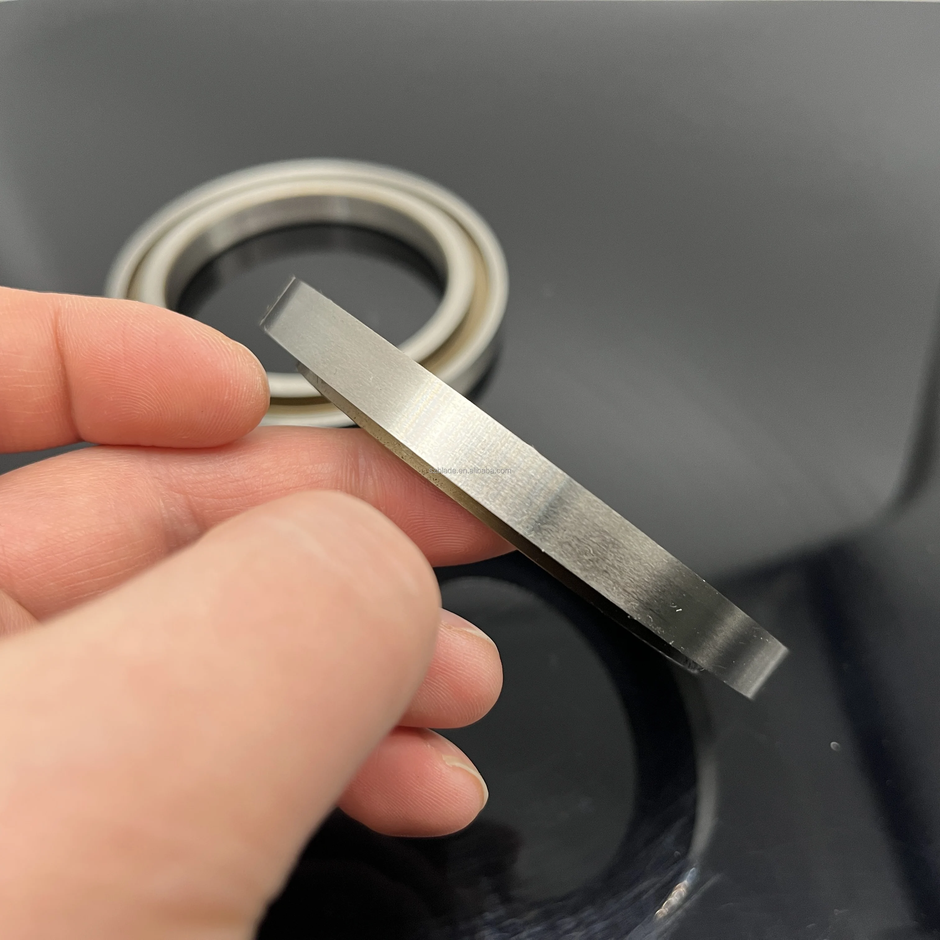 Cr12Mov and HSS Slitting Bottom Blades Are Used In The Cutting Industry Of Rubber Plastic Leather Tape Film Cloth PVC Material