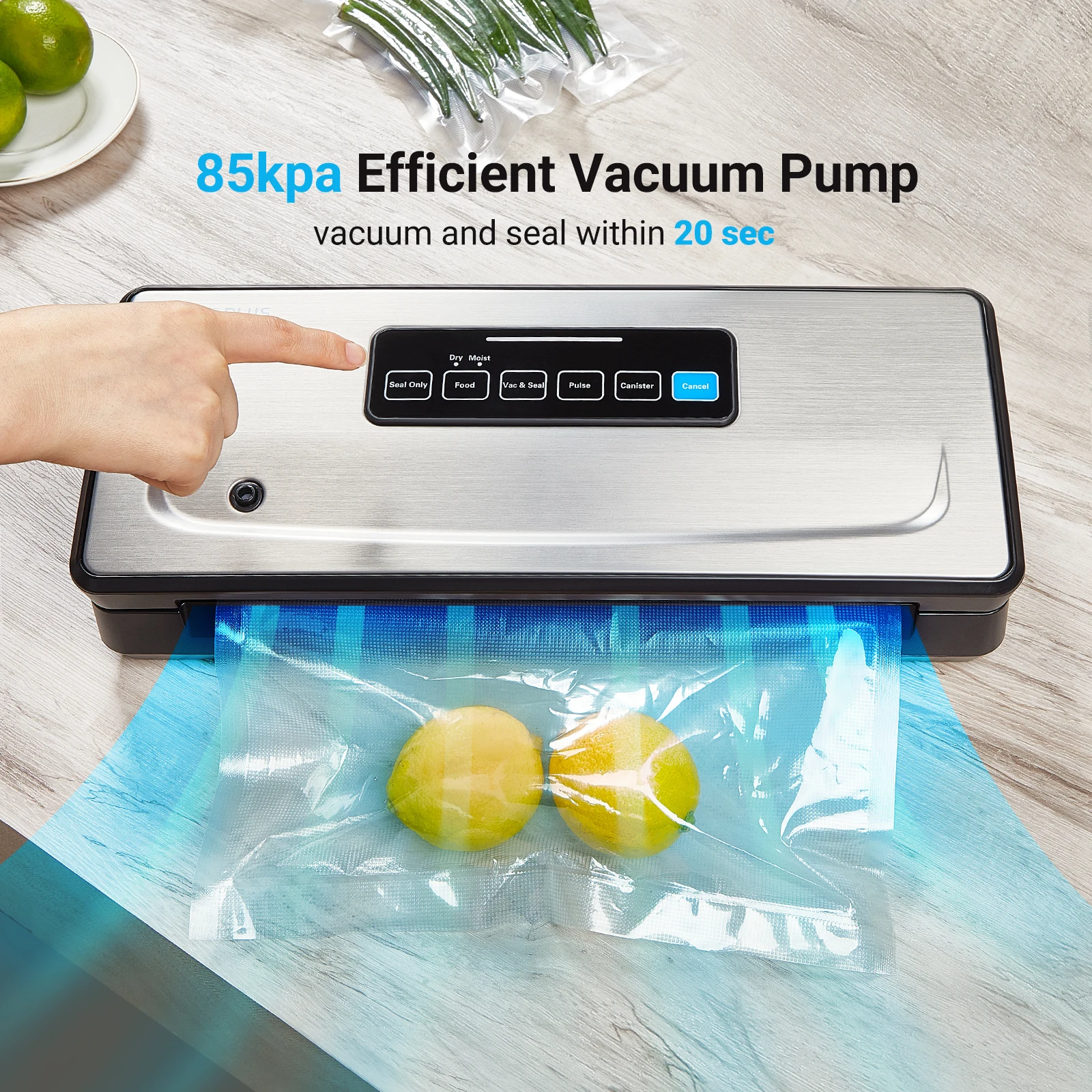 INKBIRD INK-VS02 Sous Vide Vacuum Sealer Handheld Automatic Food Vacuum Sealer Machine For Home