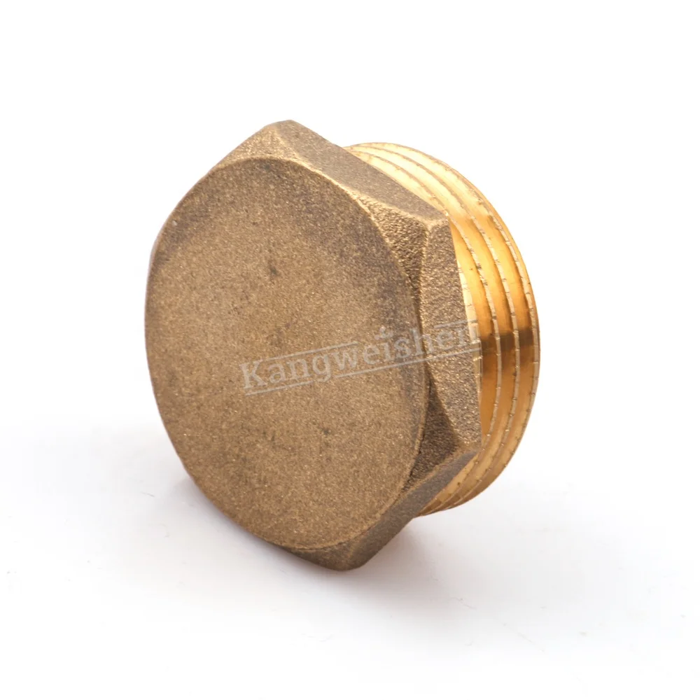 Brass Compression blanking plug end plumbing brass fitting