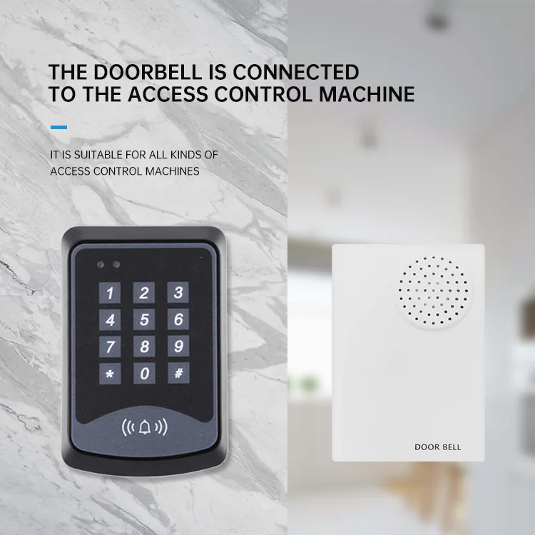 Smart Safe And Durable Access Control Wired Doorbell Suitable For Home Hotel Apartment