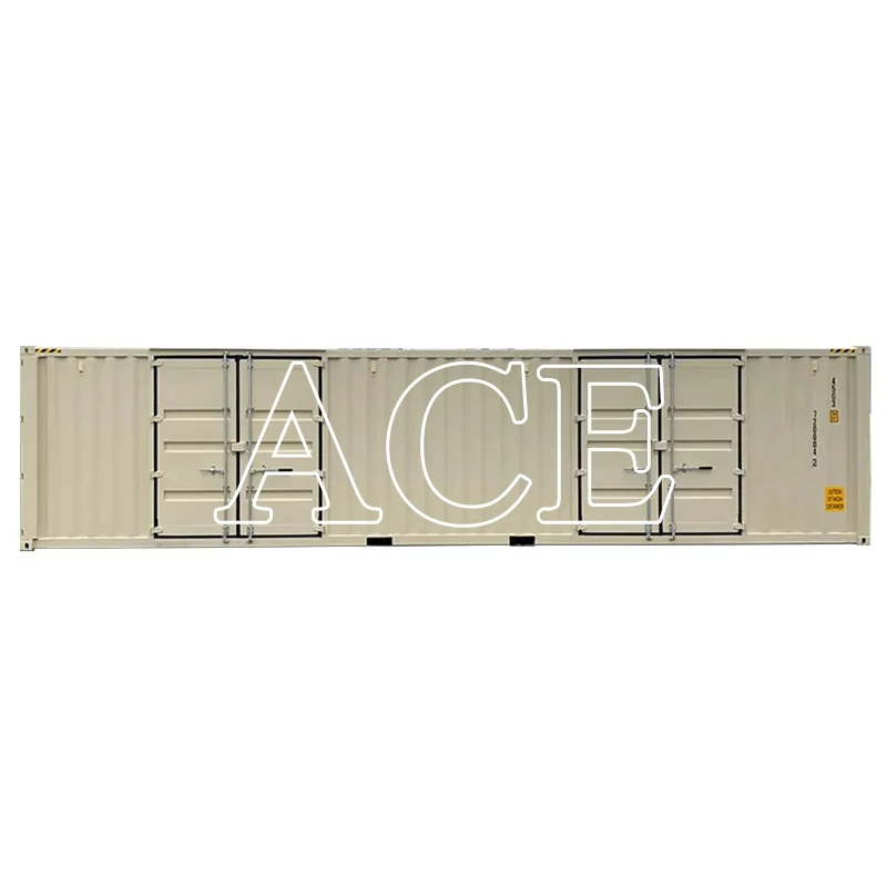 2 Side Doors Opening Portable Self Storage 40ft Length 40 High Cube Shipping Open Side Container