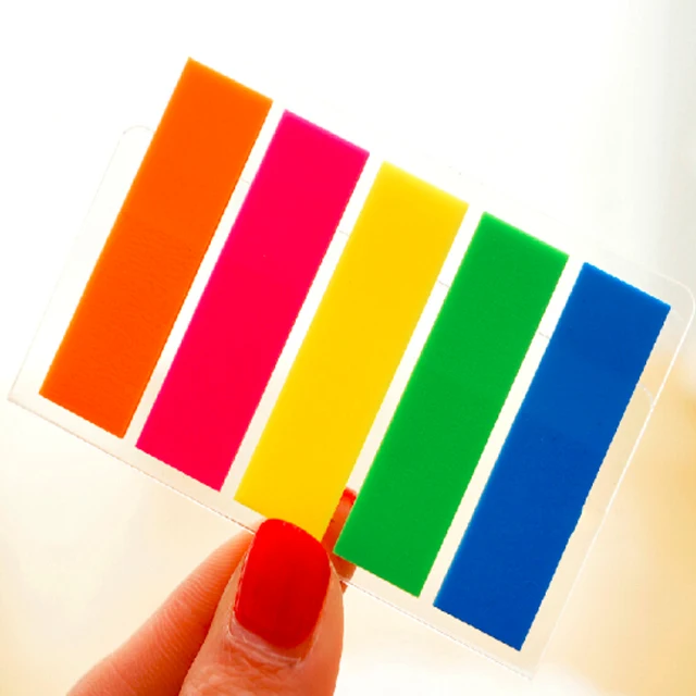 
Removable and Colorful Sticky PET index 