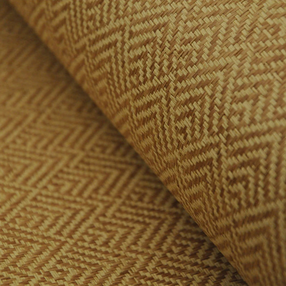 New Design Free Sample MYWIND Beige Indian Tan Japanese Style Paper Weaving Grasscloth Home Decoration Wallpaper