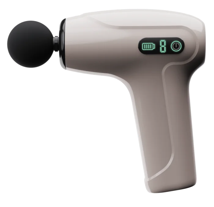 2024 New Design Competitive Fascial Gun Handheld Deep Tissue Percussion Muscle Massage Gun Hand Leg Arm Waist Portable Mini Body