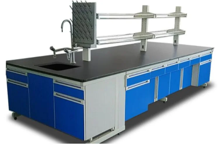 Customized Laboratory Work Station Desk Lab Furniture Fume Hood