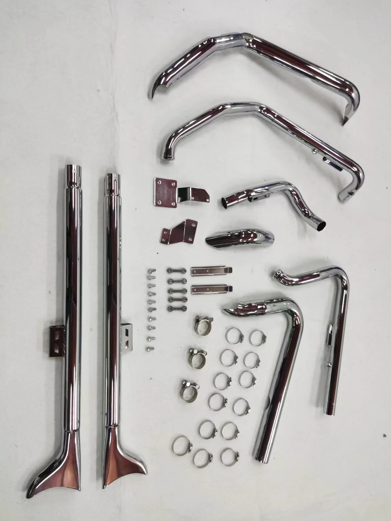 High performance exhaust system pipe for Harley Gliding and King road