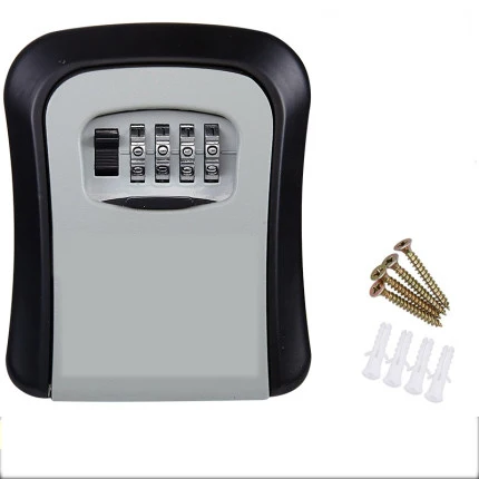 Быстрая доставка, пластиковый настенный Сейф для хранения, цифровой комбинированный ключ, защитный замок