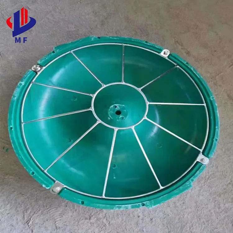 Pig feeding equipment with circular trough composite material for piglets