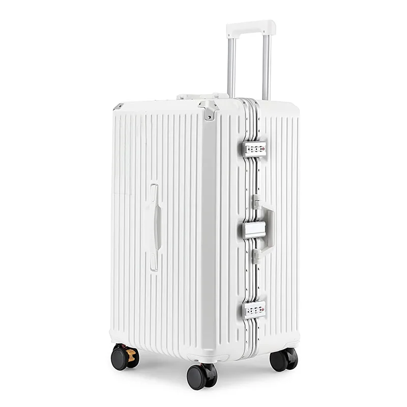 2024 New Design Travel Carry On Luggage suitcase Silent Spinner Wheels Scratch Resistant Texture Lightweight PC TSA Lock Large