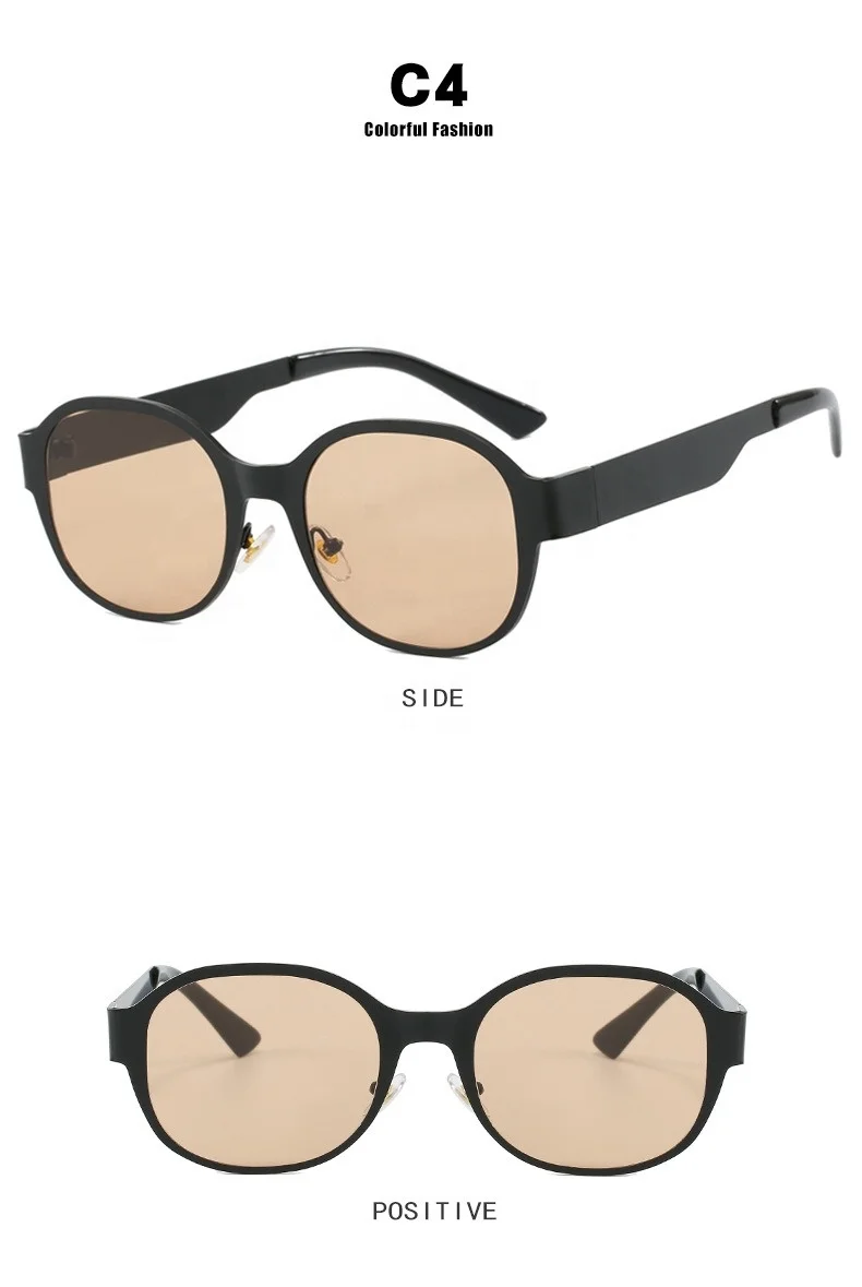 2024 Luxury Brand Hip Hop Metal Frame Fashion Sunglasses Square UV400 Irregular Thick Frame Square Sunglasses For Women