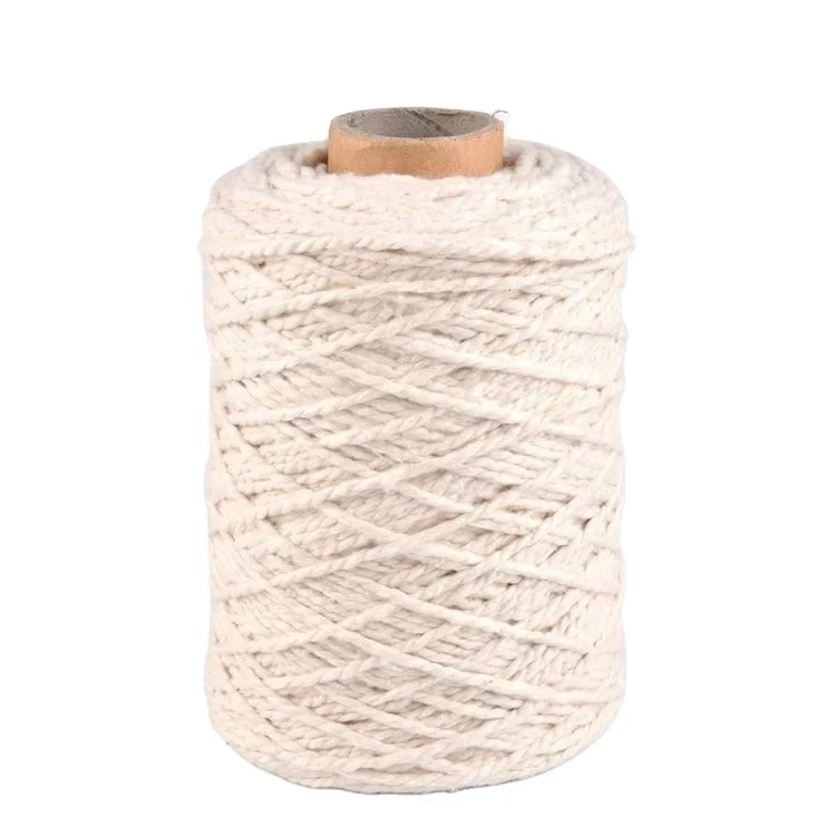 High Quality High Twist Ne 4/1 Recycled Cotton Yarn Microfiber Mop Knitting Good Strength Yarn