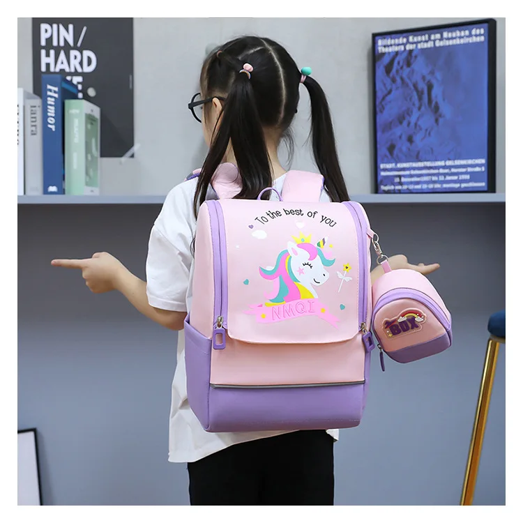 2023 low moq back to school children book bag students schoolbag boys and girls cartoon backpack school bags for kids