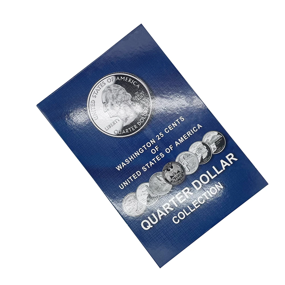 2022 USA Quarter Coin Collecting Album equipped 120 capsule and writing stickers
