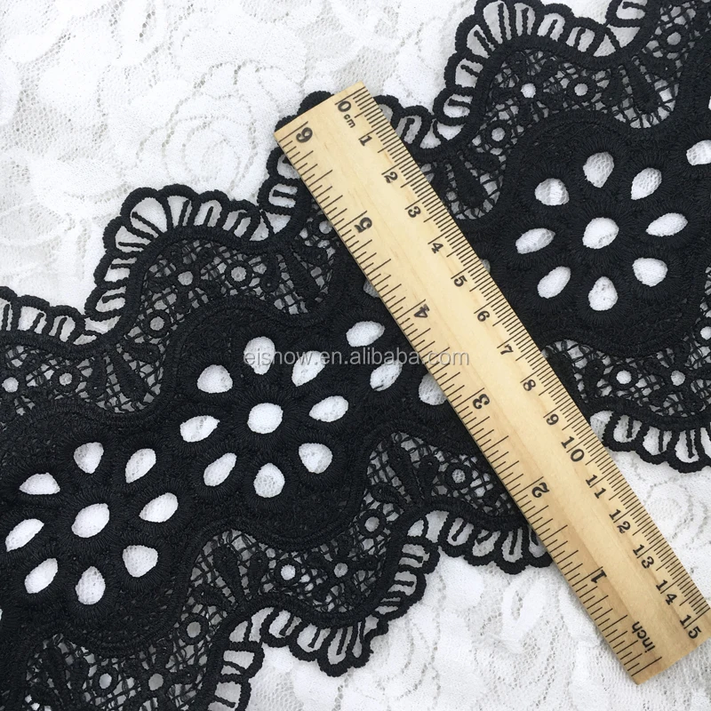 13cm Embroidery Crochet water soluble clothing decorative lace trim