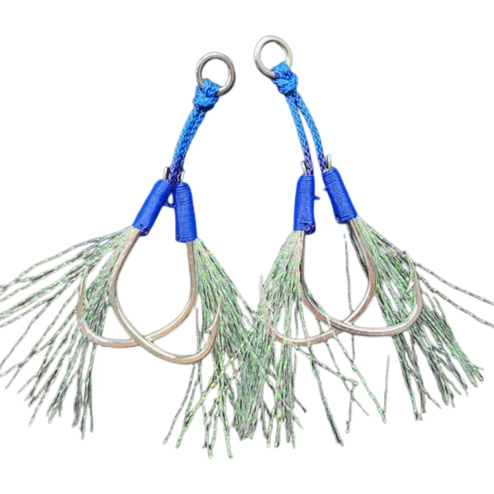 New Oem Jig Hook 1/0#-5/0# High Carbon Steel Fishing Hook For Slow Jig Casting Lure Sea Fishing Barbed Hook