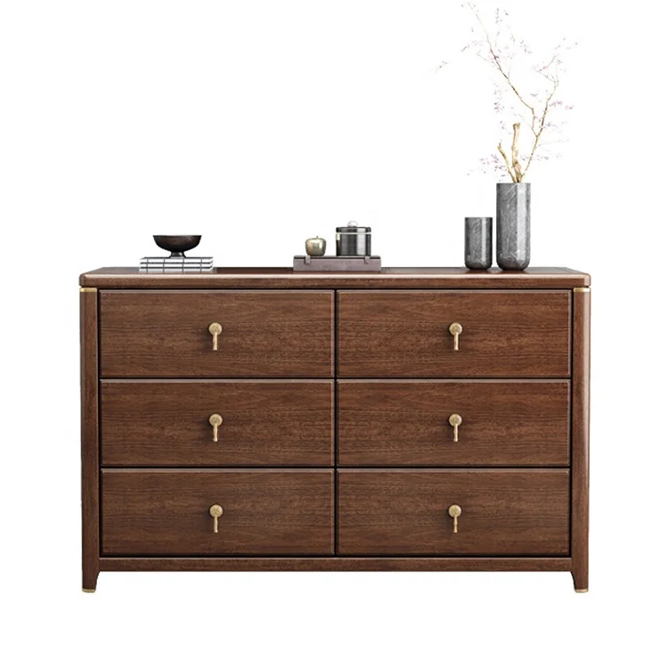 Chest drawer 9 drawers modern solid wood storage living room cabinets chest of drawer