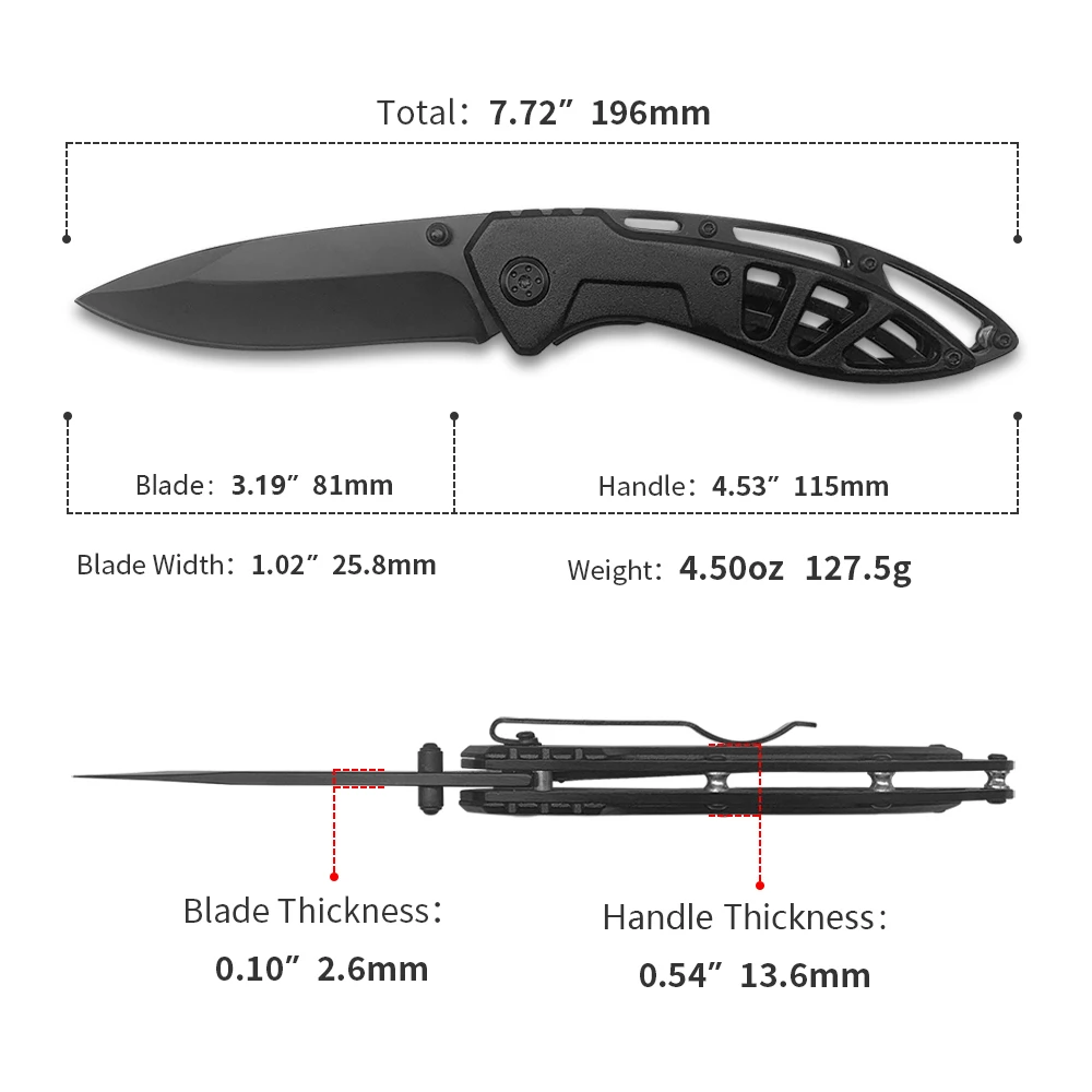 3cr13 steel blade aluminium handle promotion the beautiful small folding pocket knife for edc tool for gift