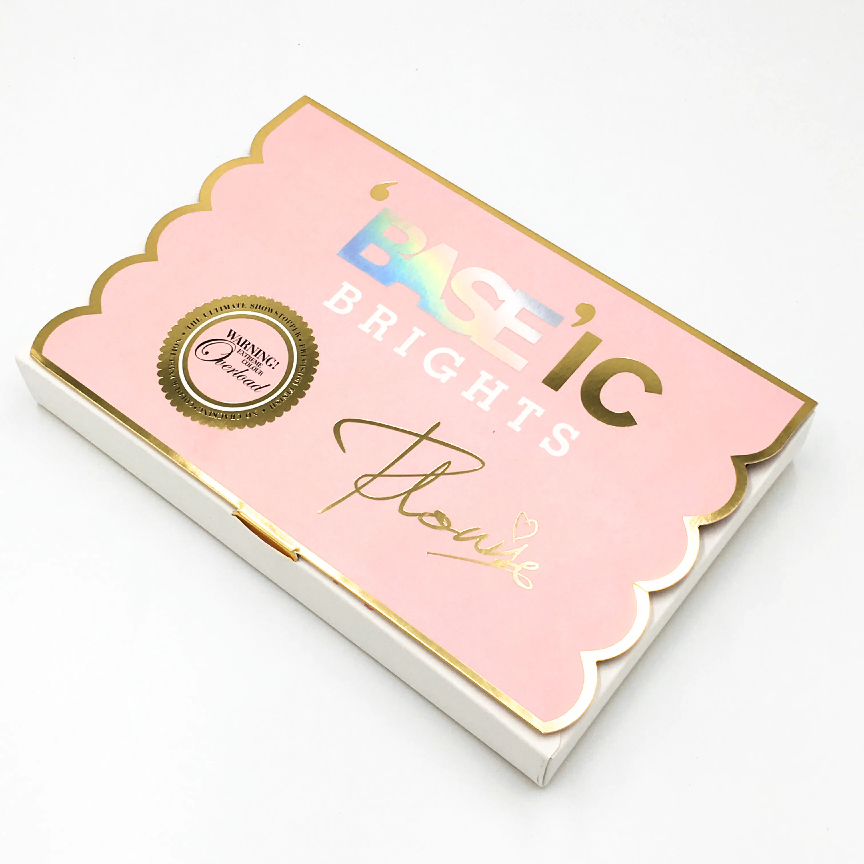 
custom size box made elegent design hot stamping cardboard paper box 