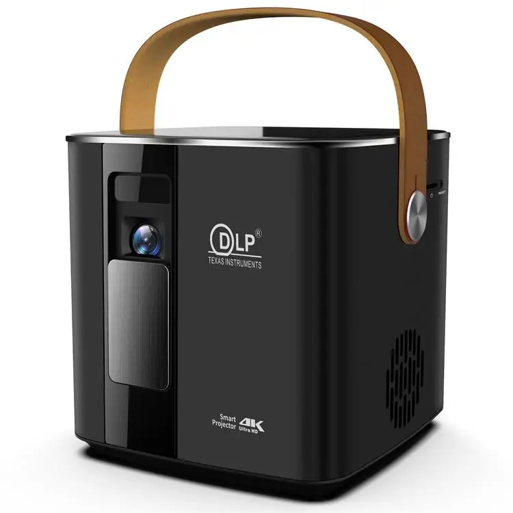 Projectors Hd 4k 1080p Home Theater 3d Dlp Projector Android 9.0 Battery Wireless Projector