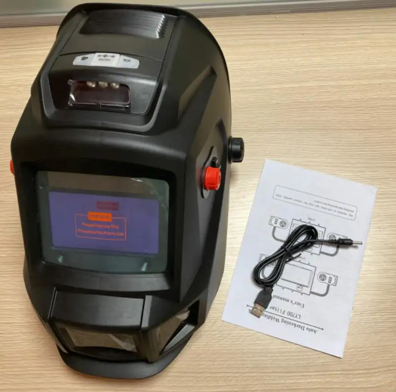 Auto Darking & Solar Power Welding Helmet with LED Light & FAN welding tools auto repair tools