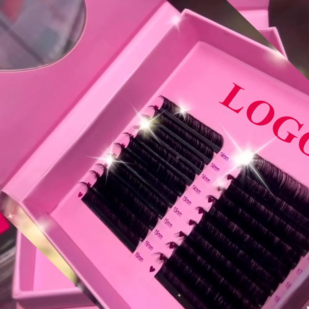 L+/M/LU/LC /LD/C/CC/D/DD Eyelash Extensions Matte Black 8-15mm False Individual Eyelashes Soft Silk Makeup Lashes Extension