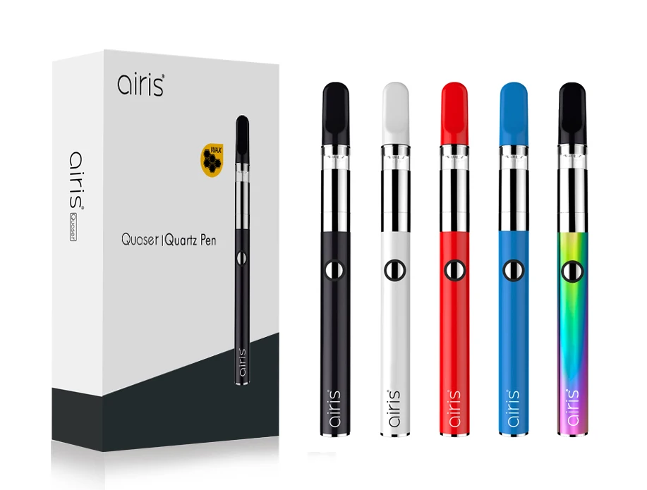 Airis Quaser/Janus wax dab испаритель Предварительный нагрев 350 мАч 3 Регулируемое напряжение карманная электронная сигарета ручка оптом оригинальный