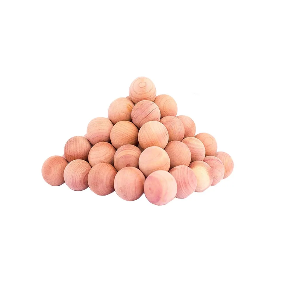 Accessories Garment Closet Insect Protection Planks Block Natural Scented Cedar Wood Hang Up With Metal Hook Small Cedar Balls