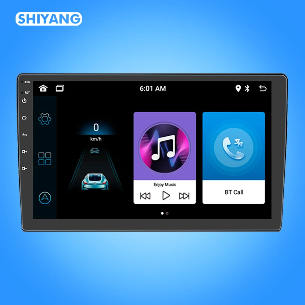 High quality and low price 9 inch capacitive large screen with reversing image 2 Din car mp5 player