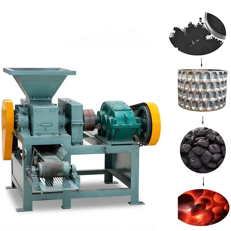 Hydraulic Briquette Press Machine fluorite Sand briquette making machine