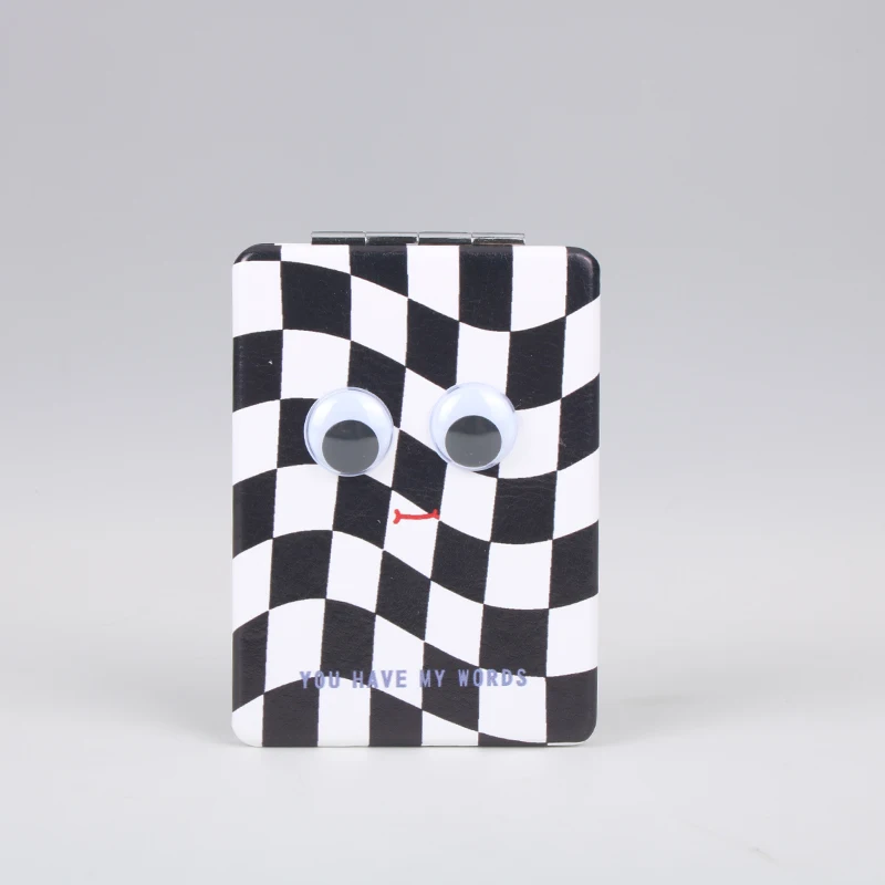 Personalized Portable Folding Mini Pocket Makeup Mirror Compact Mirror Sublimation Pocket Mirror