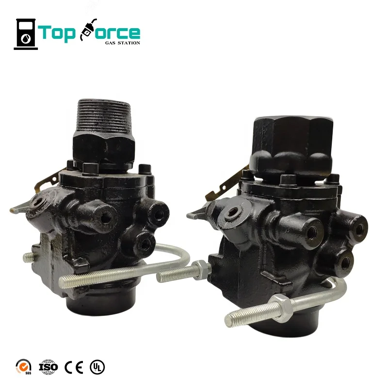 
Cast iron angle valve emergency cut off valve shut off valve for fuel dispenser 