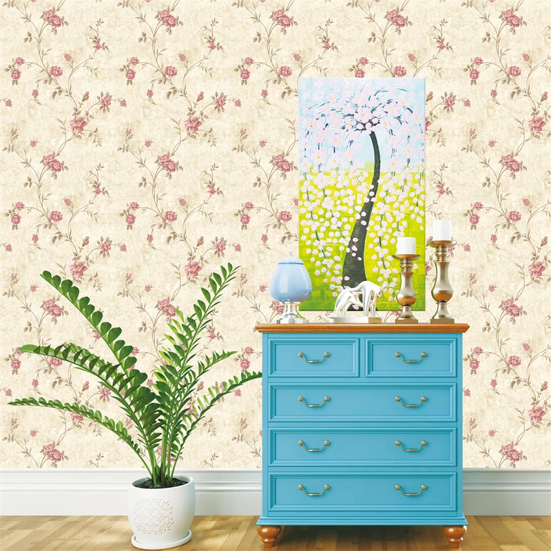 Wallpapers wall+Coating Cockoo Design For House Decoration Wall Paper Pvc Material 53cm Width