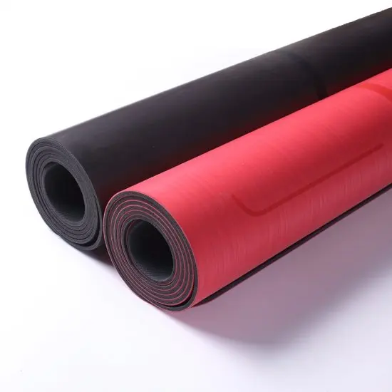 Wholesale antislip printing Manufacturer eco fitness Custom Logo Color Travel Natural Rubber PU Yoga Mat