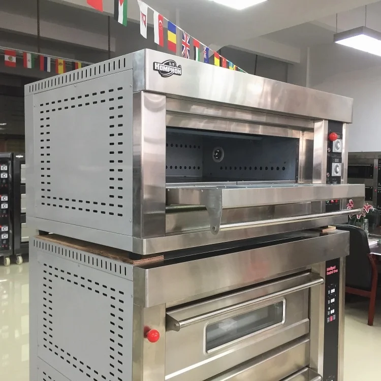 new model 1 deck 1 tray electricity gas croissant bakery oven toast machine on sale