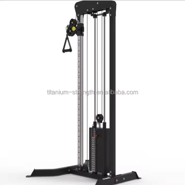 Professional Pin Loaded Gym Equipment Fitness Seated Lat Pulldown Machine