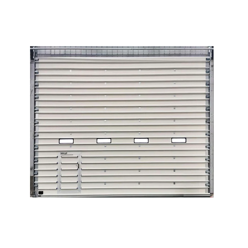
Security Industrial High Speed Roll Up PVC Door Automatic Plastic Rapid Aluminum alloy Folding Roller Shutter Fast Door 