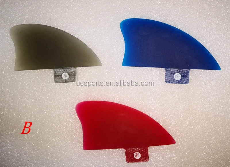Small Surf Fin SUP Boards Fins Knubster Centre Kneel surfboards Fin Blue/red/black 1'  1.75' 2.5'