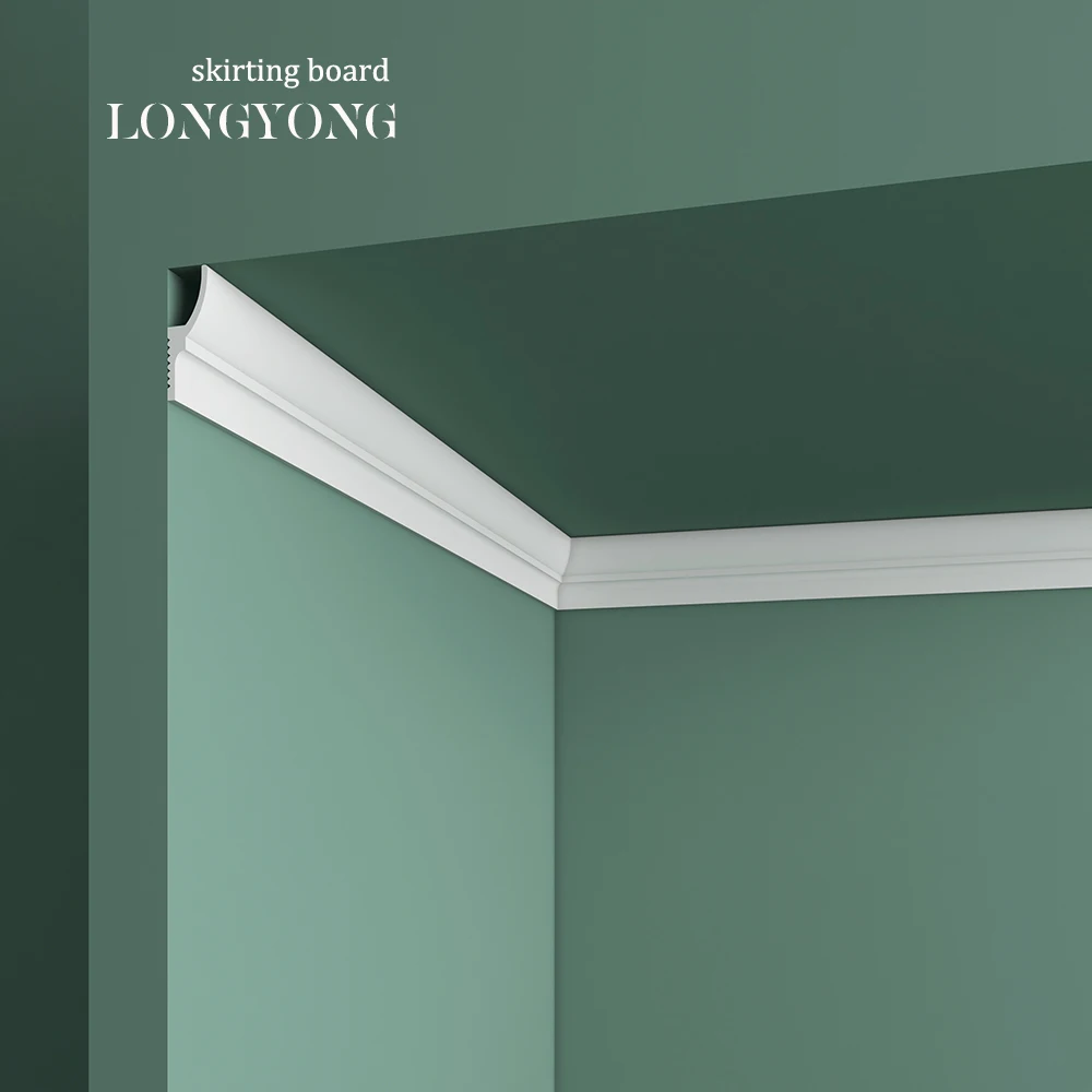 High quality with factory price olystyrene skirting board waterproof Flooring & Accessories Moulding wall decor Skirting board