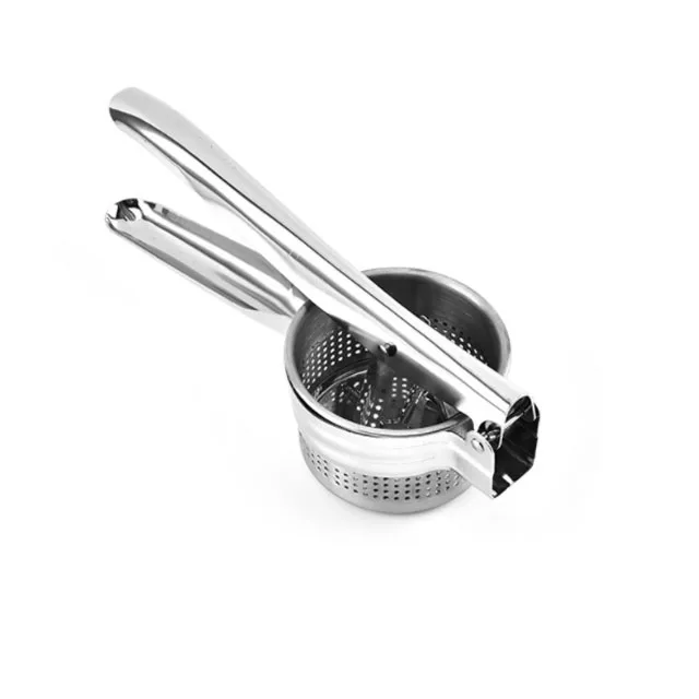 High Quality 430 Stainless Steel Potato Masher Ricer Fruit Potato Masher Potato Press