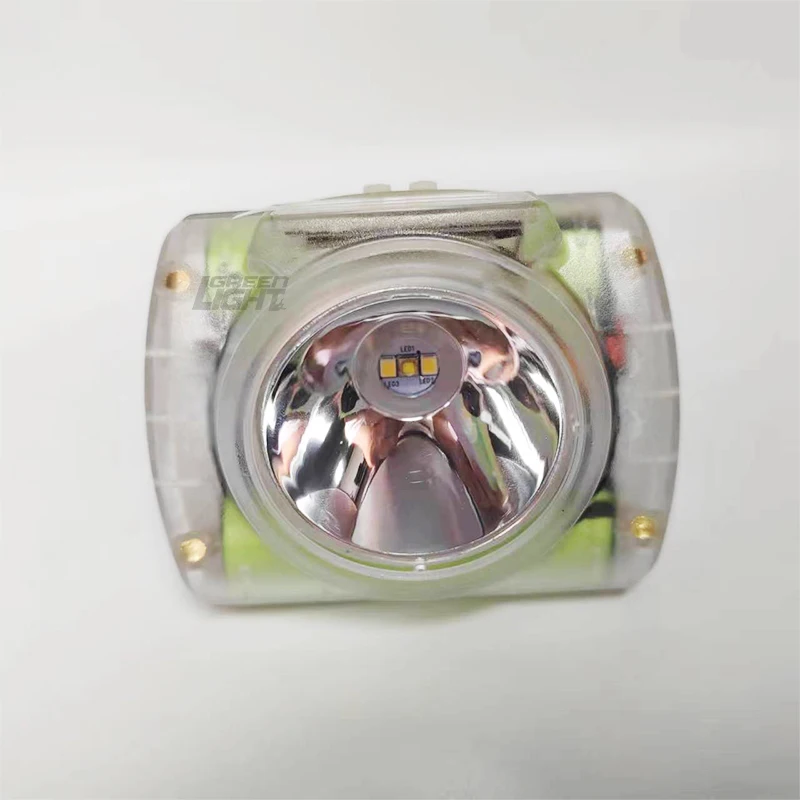 Hot Sale OLED Screen Waterproof IP68 Miners Cap Lamp Led Headlamp , 15000 LUX Hard Hat Light Rechargeable Cordless mining lamp