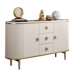 Modern Sideboards Buffet Cabinets High Gloss White Led Wooden Sideboard Cabinet