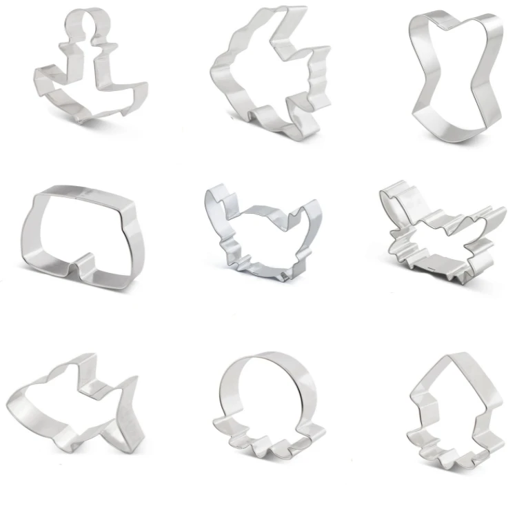 Ocean Beach Nautical Crab Bathing Suit Trunks Cookie Cutter Cute Squid Cookie Cutter