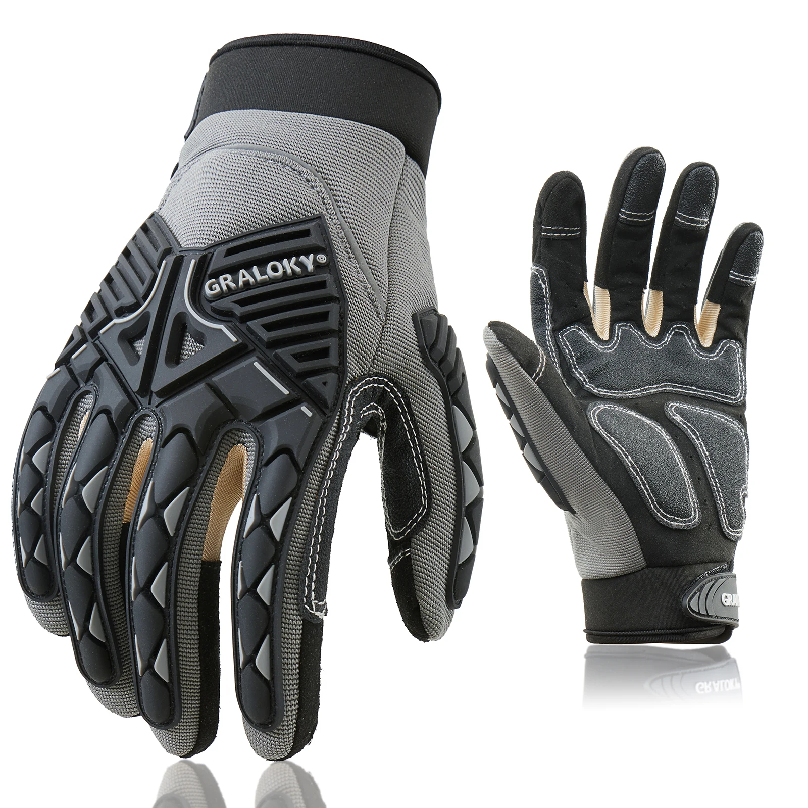 tpr anti-impact safety puncture proof work gloves safety construction anti impact hand glove