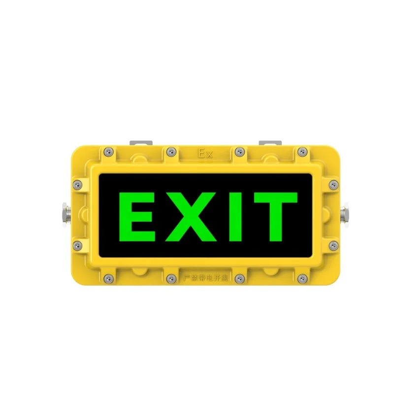 Atex 36v dc rechargeable Lighting fixture Explosion Proof LED Emergency Exit Sign Lamps