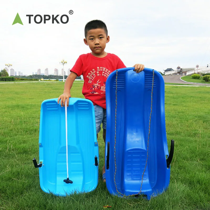 TOPKO Plastic Snow Sled-grass Sand Sled/Ice Slide Boards/Kids Snow Ski Product